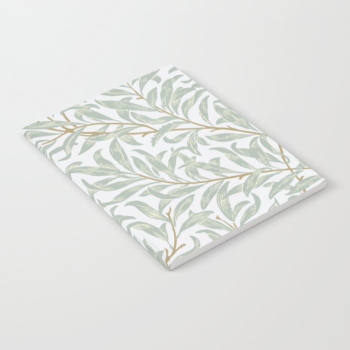 William Morris Willow Bough Pastel Blue Green Notebook Gallery Image 1