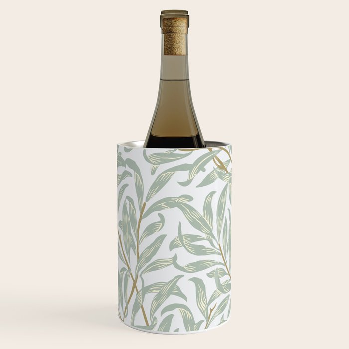 William Morris Willow Bough Pastel Blue Green Wine Chiller Gallery Image 1