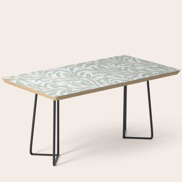William Morris Willow Bough Pastel Blue Green Coffee Table Gallery Image 1