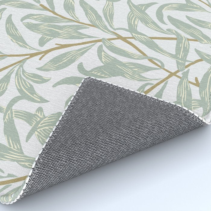 William Morris Willow Bough Pastel Blue Green Rug Gallery Image 4