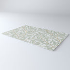 William Morris Willow Bough Pastel Blue Green Rug Gallery Image 3