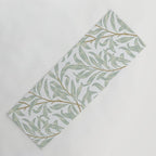 William Morris Willow Bough Pastel Blue Green Yoga Mat Gallery Image 1