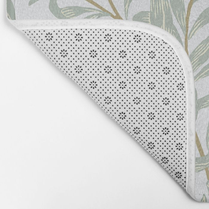William Morris Willow Bough Pastel Blue Green Bath Mat Gallery Image 2