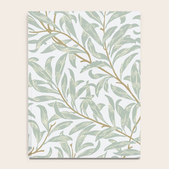 William Morris Willow Bough Pastel Blue Green Notebook Gallery Image 4