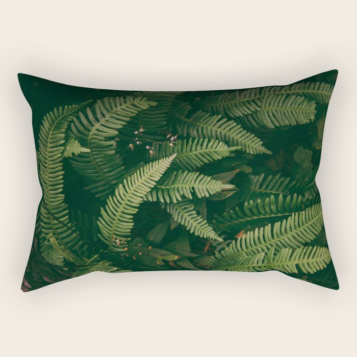 Ferns X Rectangular Pillow Gallery Image 2