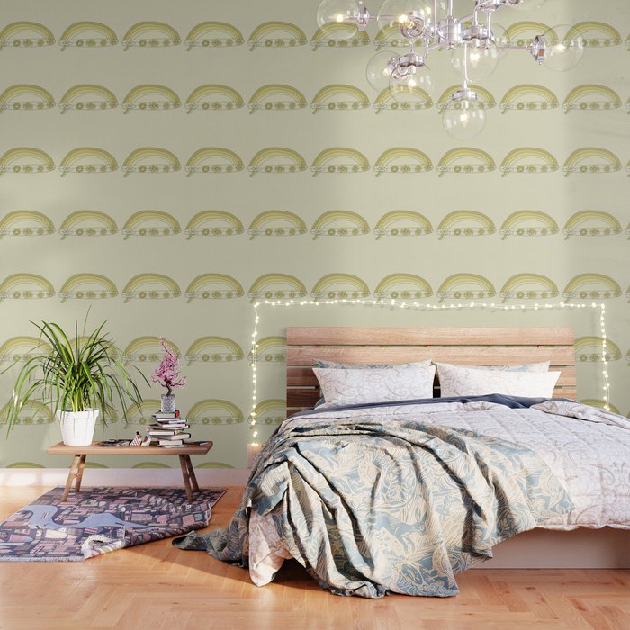single fin radiate good vibes // retro surf art by surfy birdy Wallpaper Gallery Image 3