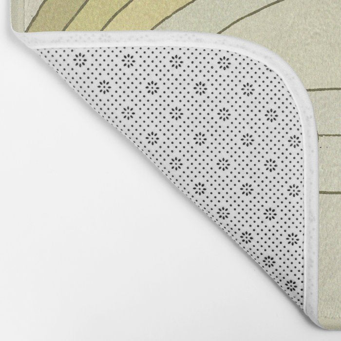 single fin radiate good vibes // retro surf art by surfy birdy Bath Mat Gallery Image 2