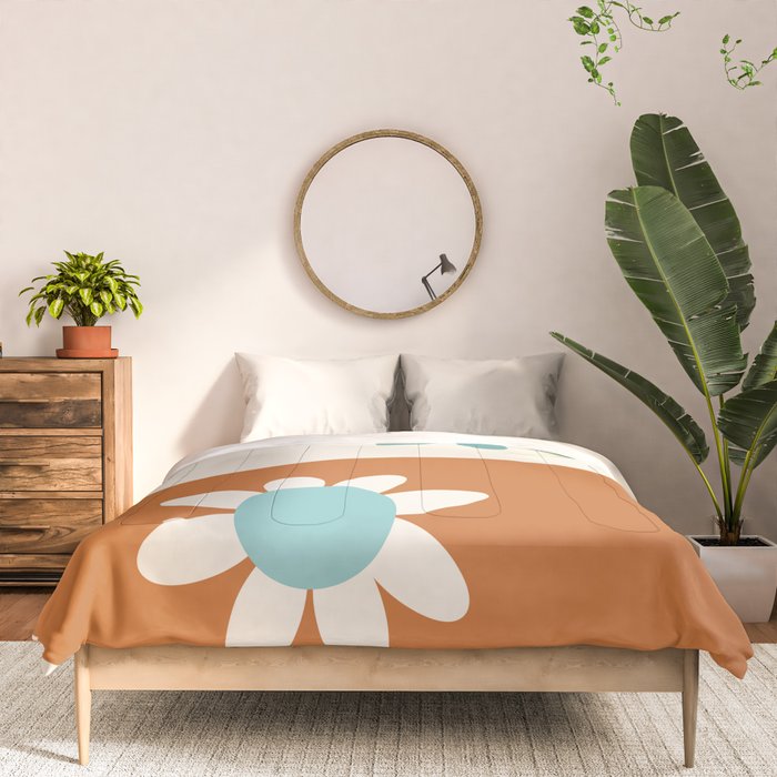 Yin Yang floral - beach Comforter Gallery Image 3