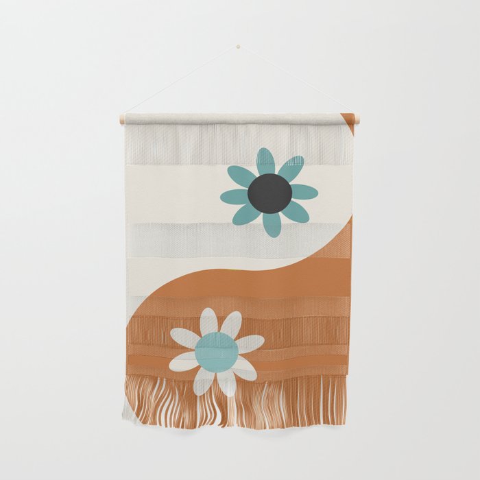 Yin Yang floral - beach Wall Hanging Gallery Image 1
