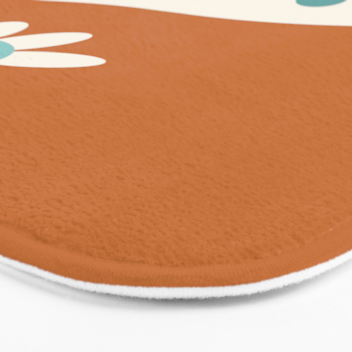Yin Yang floral - beach Bath Mat Gallery Image 3