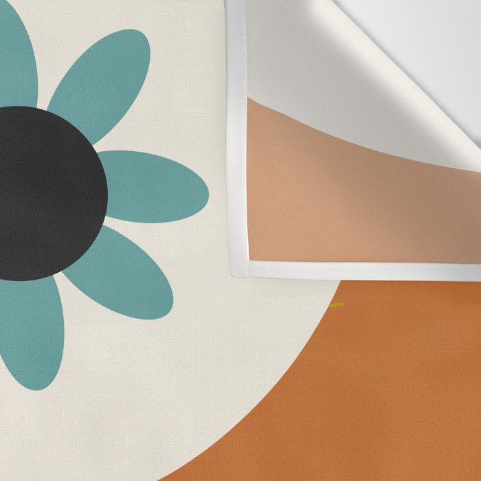 Yin Yang floral - beach Wall Tapestry Gallery Image 3