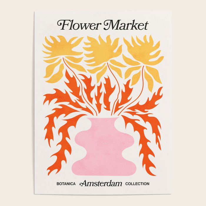 Amsterdam: Flower Market 03 | Botanica Edition Poster Gallery Image 4