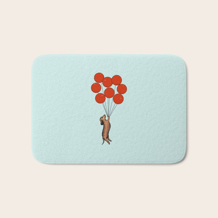 I Believe I Can Fly Dachshund Bath Mat Gallery Image 1