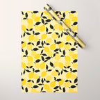 Seamless Citrus Pattern / Lemons Wrapping Paper Gallery Image 1