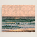 Pink Skies Ocean Vibes Jigsaw Puzzle Gallery Image 1
