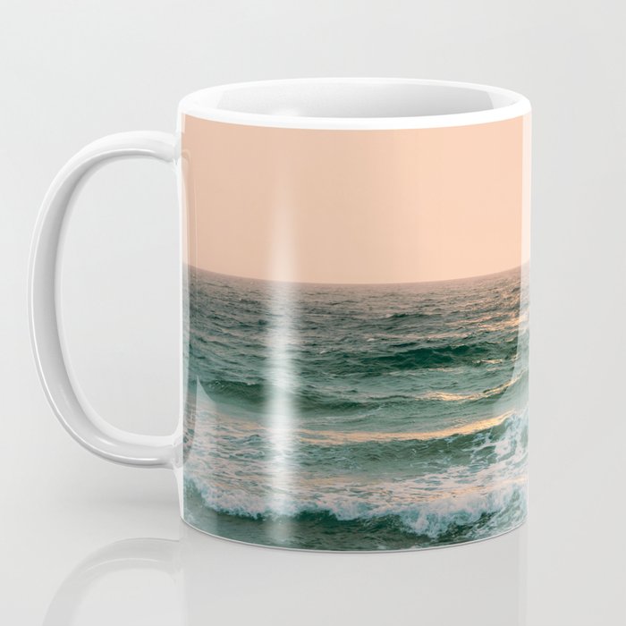 Pink Skies Ocean Vibes Coffee Mug Gallery Image 3
