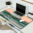 Pink Skies Ocean Vibes Desk Mat Gallery Image 2