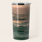Pink Skies Ocean Vibes Travel Mug Gallery Image 1