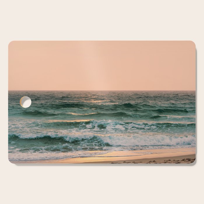 Pink Skies Ocean Vibes Cutting Board Gallery Image 1