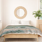Pink Skies Ocean Vibes Duvet Cover Gallery Image 3