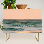 Pink Skies Ocean Vibes Credenza Gallery Image 1
