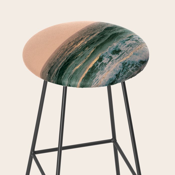 Pink Skies Ocean Vibes Stool Gallery Image 2