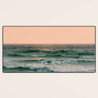 Pink Skies Ocean Vibes Desk Mat Gallery Image 3
