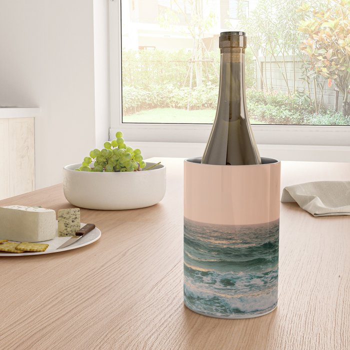 Pink Skies Ocean Vibes Wine Chiller Gallery Image 4