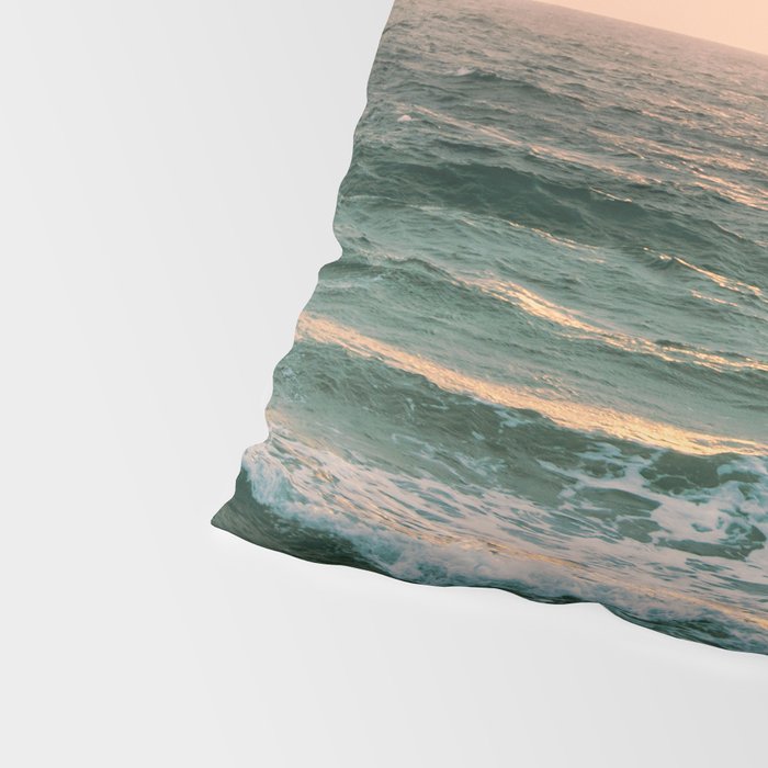 Pink Skies Ocean Vibes Pillow Sham Gallery Image 4