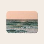 Pink Skies Ocean Vibes Bath Mat Gallery Image 1
