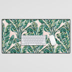 BIG FEELINGS Banana Leaf Tropical Desk Mat Gallery Image 1