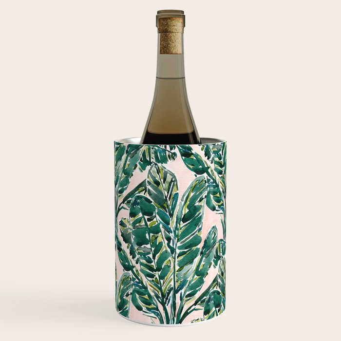 BIG FEELINGS Banana Leaf Tropical Wine Chiller Gallery Image 1