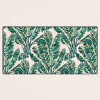 BIG FEELINGS Banana Leaf Tropical Desk Mat Gallery Image 3