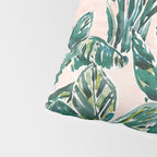 BIG FEELINGS Banana Leaf Tropical Pillow Sham Gallery Image 4