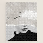 minimal collage /silence Jigsaw Puzzle Gallery Image 1
