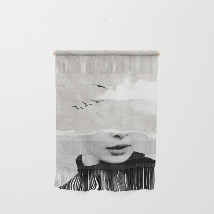 minimal collage /silence Wall Hanging Gallery Image 1