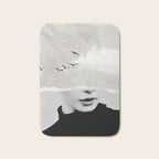 minimal collage /silence Bath Mat Gallery Image 1