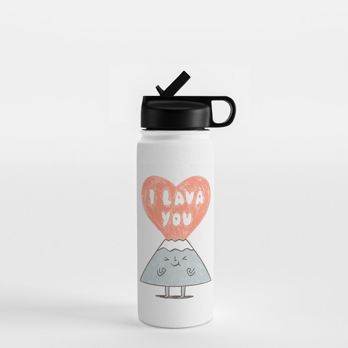 I Lava You 2 Water Bottle Gallery Image 1