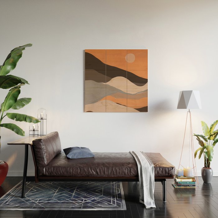 Abstract Art Landscape 69 Wood Wall Art Gallery Image 2