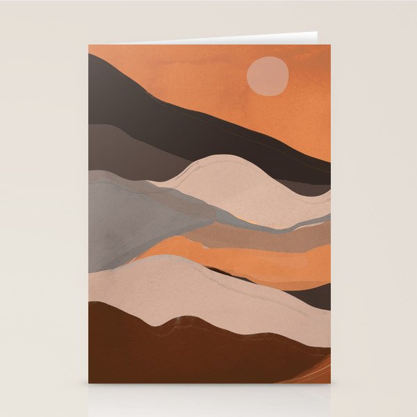 Abstract Art Landscape 69 Stationery Card Gallery Image 1
