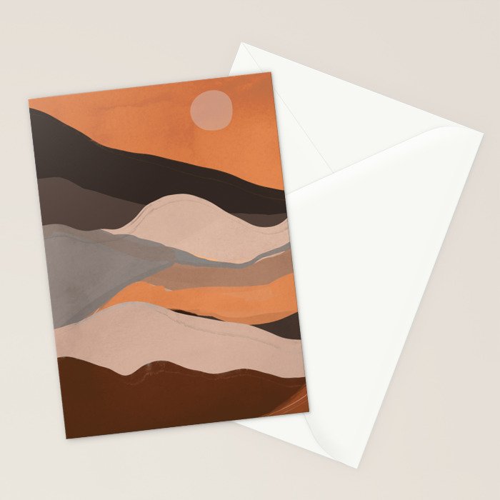 Abstract Art Landscape 69 Stationery Card Gallery Image 2