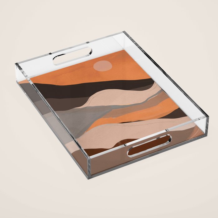 Abstract Art Landscape 69 Acrylic Tray Gallery Image 1