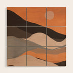 Abstract Art Landscape 69 Wood Wall Art Gallery Image 1