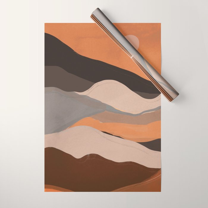 Abstract Art Landscape 69 Wrapping Paper Gallery Image 1