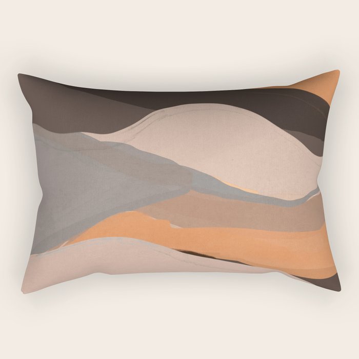 Abstract Art Landscape 69 Rectangular Pillow Gallery Image 1