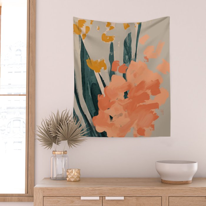 Bouquet Of Summer Citrus Wall Tapestry Gallery Image 2