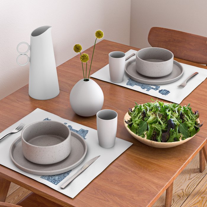 Chicago Neighborhood Map Placemat Gallery Image 2