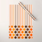 Golden Sixlet Wrapping Paper Gallery Image 1