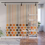 Golden Sixlet Wall Mural Gallery Image 1