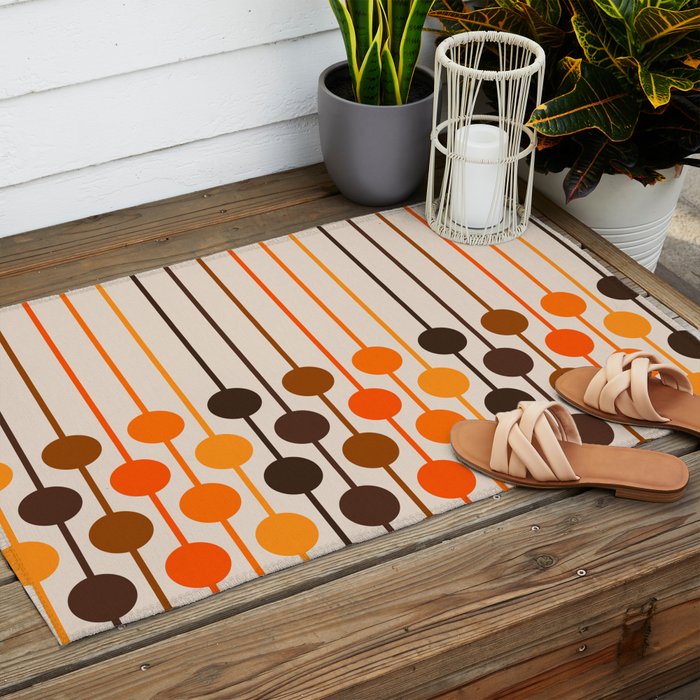 Golden Sixlet Outdoor Rug Gallery Image 2